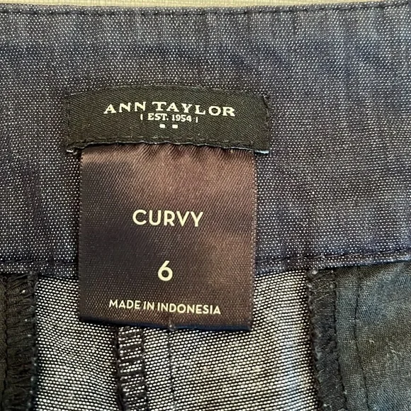 ANN TAYLOR Capris Straight Leg Dress Pants - Picture 4 of 8